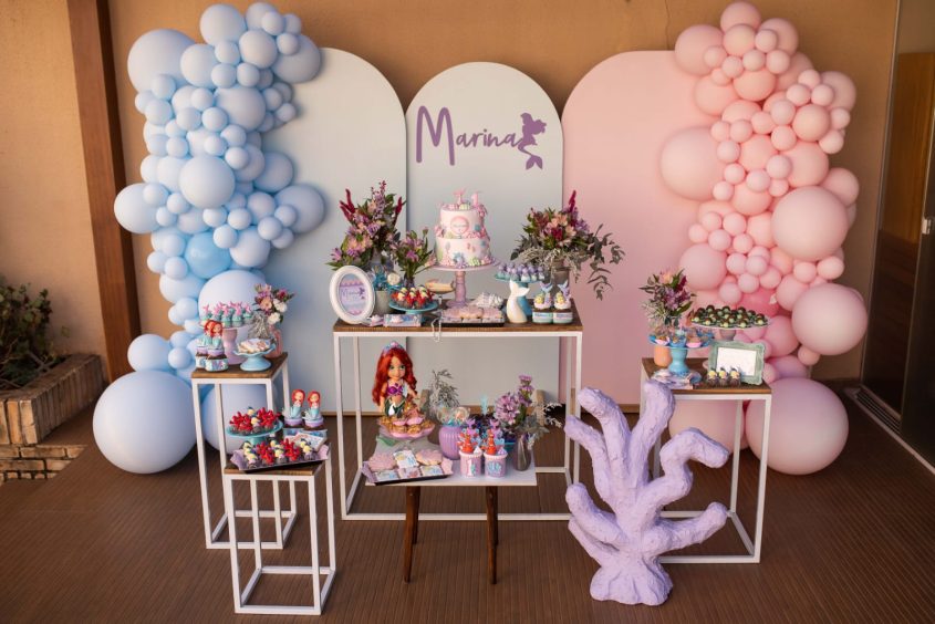 Festa em casa: sereia