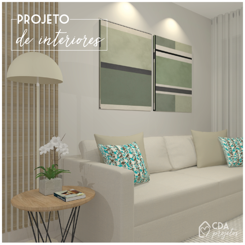 Sala e cozinha integrados | CDA Projetos