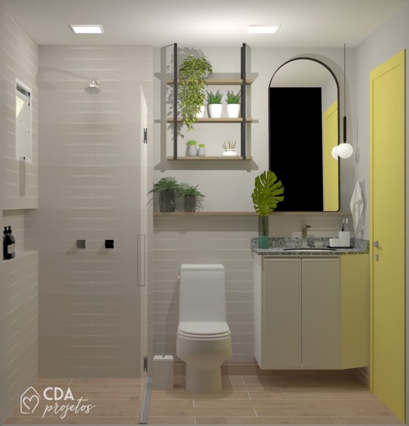 Projeto de 3 ambientes em um mesmo apartamento | CDA Projetos