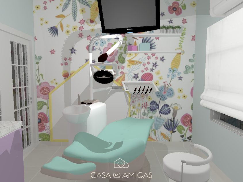 Consultório odontológico bem colorido | CDA Projetos