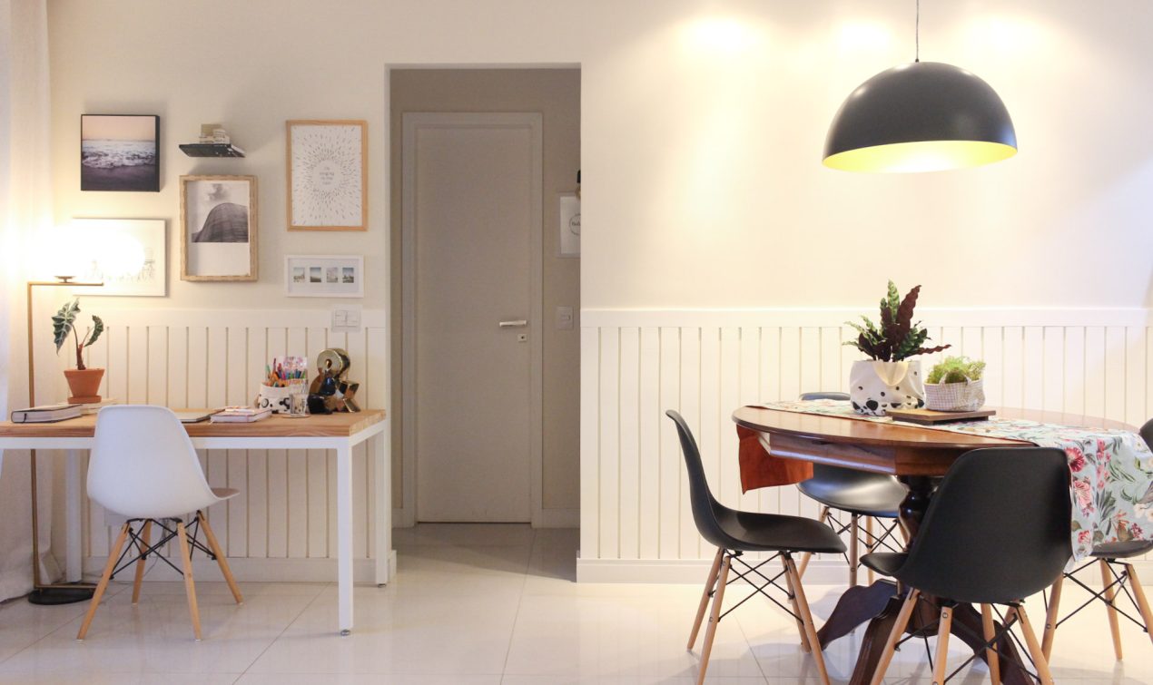 Sala multifuncional em um só ambiente